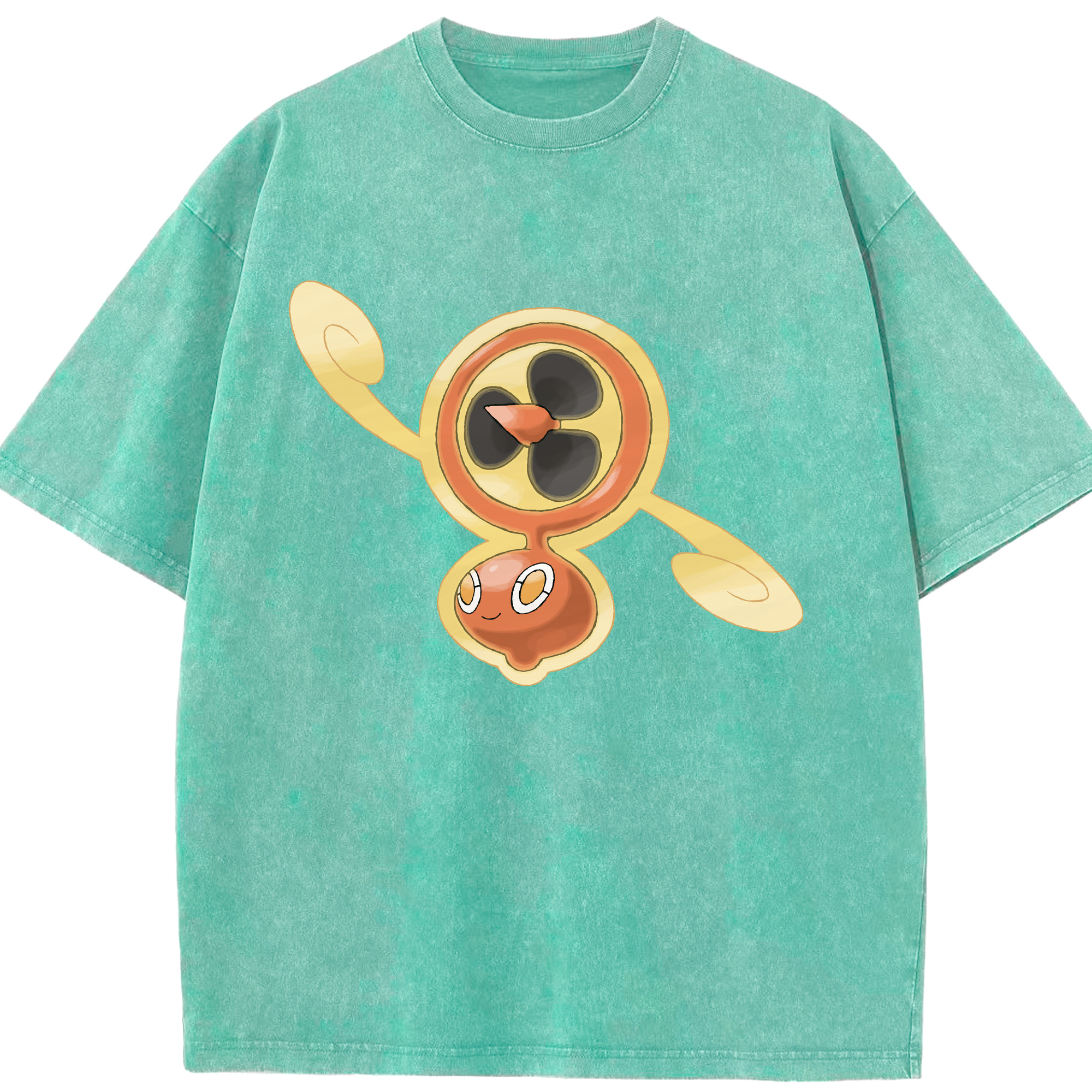 （画像用） ポケットモンスター Pokémon 綿100% ヴィンテージ風 半袖Tシャツ（フロントプリント）